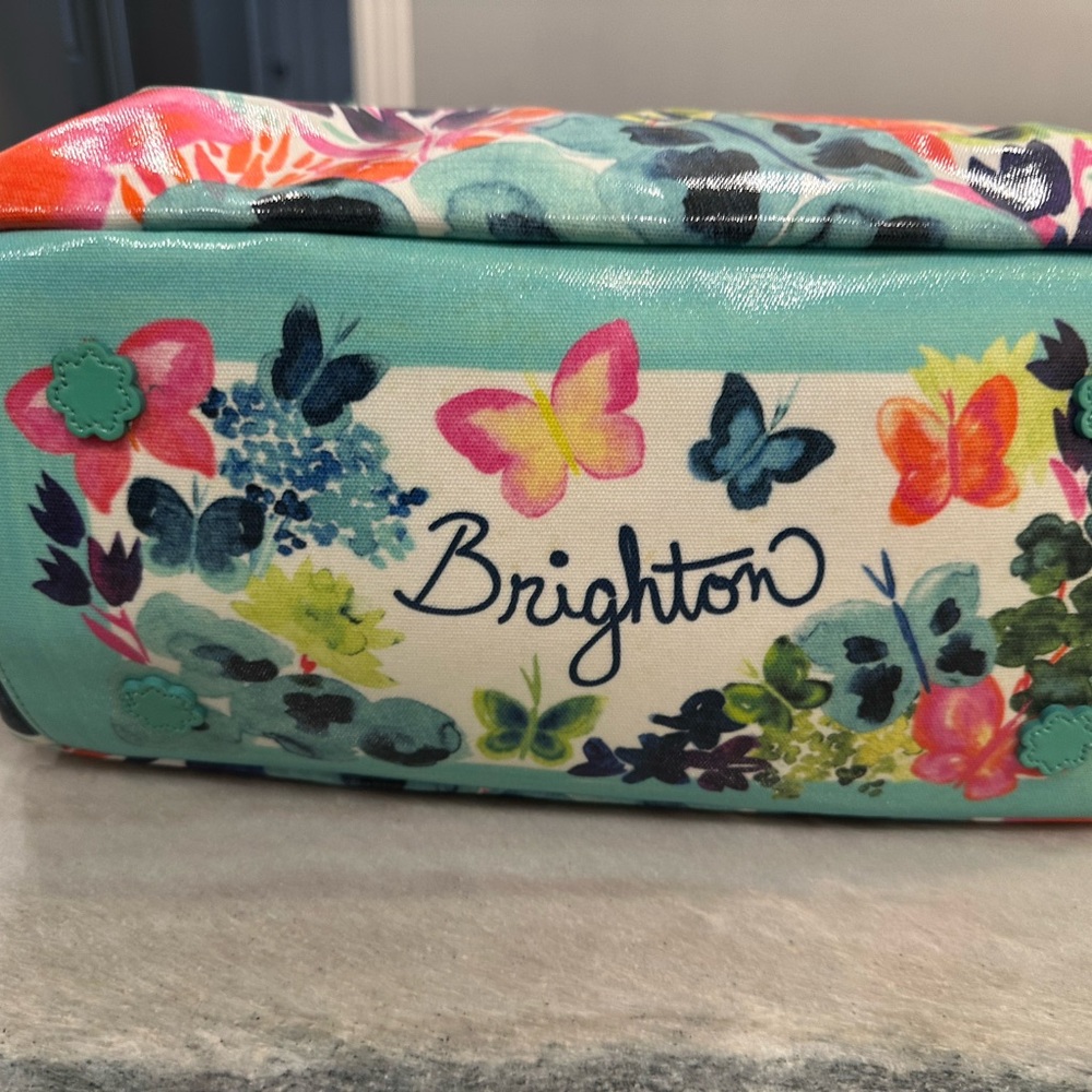 Brighton Floral Butterfly Tote Bag - Picture 3 of 12